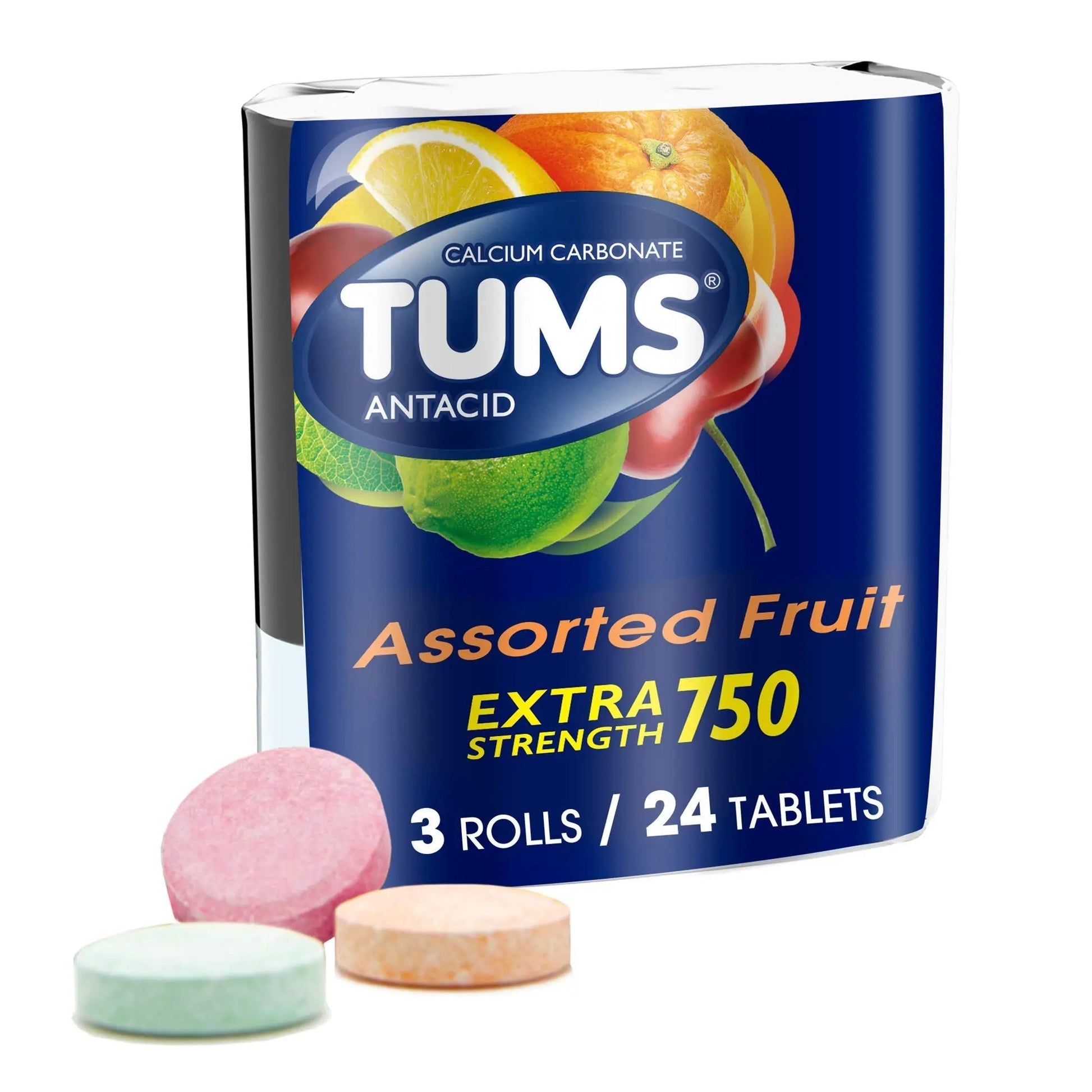 Advil Liqui-Gels minis 200mg Ibuprofen Pain Reliever Capsules and TUMS Fruit Antacid Chewable Tablets Heartburn Relief - dailyvitalstore