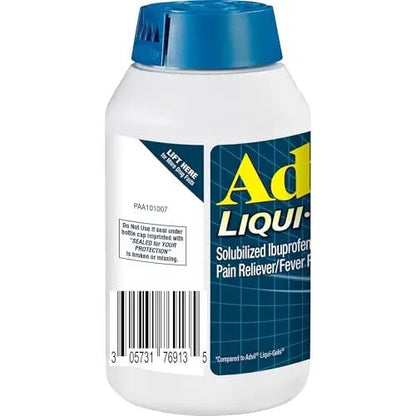 Advil Liqui-Gels minis Pain Reliever and Fever Reducer, Pain Medicine for Adults with Ibuprofen 200mg for Pain Relief - 200 Liquid Filled Capsules - dailyvitalstore