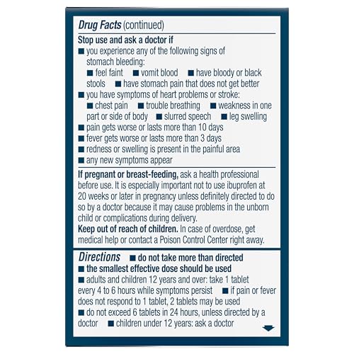 Advil Pain Reliever and Fever Reducer, Ibuprofen 200mg for Pain Relief - 24 Coated Tablets - dailyvitalstore