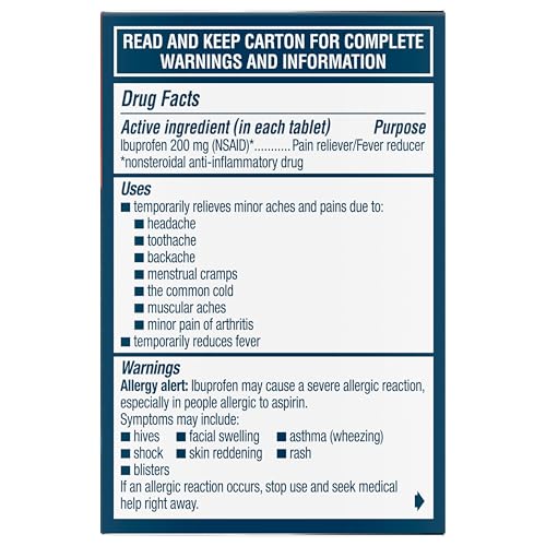 Advil Pain Reliever and Fever Reducer, Ibuprofen 200mg for Pain Relief - 24 Coated Tablets - dailyvitalstore