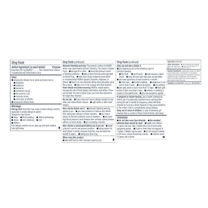 Advil Pain Reliever and Fever Reducer, Ibuprofen 200mg for Pain Relief - 24 Coated Tablets - dailyvitalstore