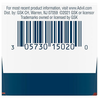 Advil Pain Reliever and Fever Reducer, Ibuprofen 200mg for Pain Relief - 24 Coated Tablets - dailyvitalstore