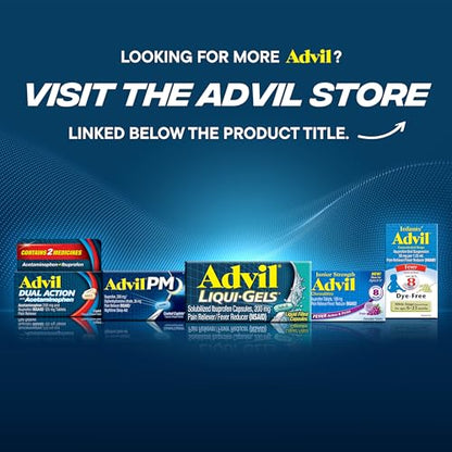 Advil Pain Reliever and Fever Reducer, Ibuprofen 200mg for Pain Relief - 24 Coated Tablets - dailyvitalstore