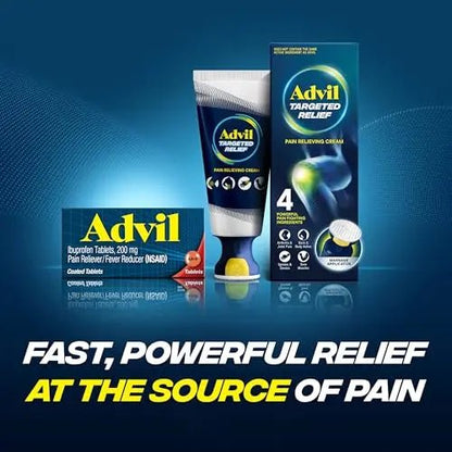 Advil Pain Reliever and Fever Reducer, Ibuprofen 200mg for Pain Relief - 50 Coated Tablets - dailyvitalstore