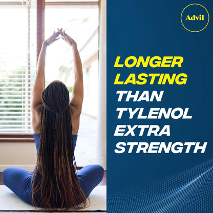 Advil Pain Reliever and Fever Reducer, Ibuprofen 200mg for Pain Relief - 50 Coated Tablets - dailyvitalstore