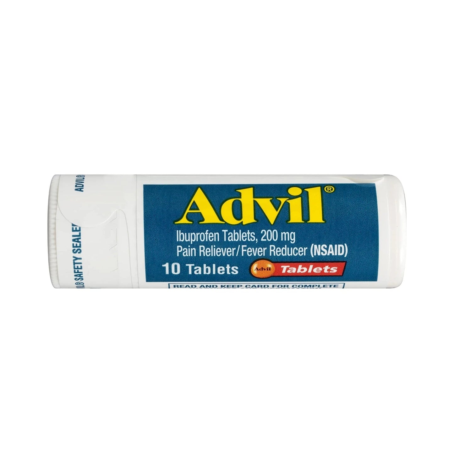 Advil Pain Reliever and Fever Reducer, Pain Relief Medicine with Ibuprofen 200mg for Headache, Backache, Menstrual Pain and Joint Pain Relief - 10 Coated Tablets - dailyvitalstore
