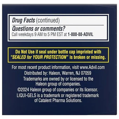 Advil PM Liqui-Gels Minis, 80 Liquid Filled Capsules - dailyvitalstore