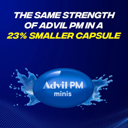 Advil PM Liqui-Gels Minis, 80 Liquid Filled Capsules - dailyvitalstore