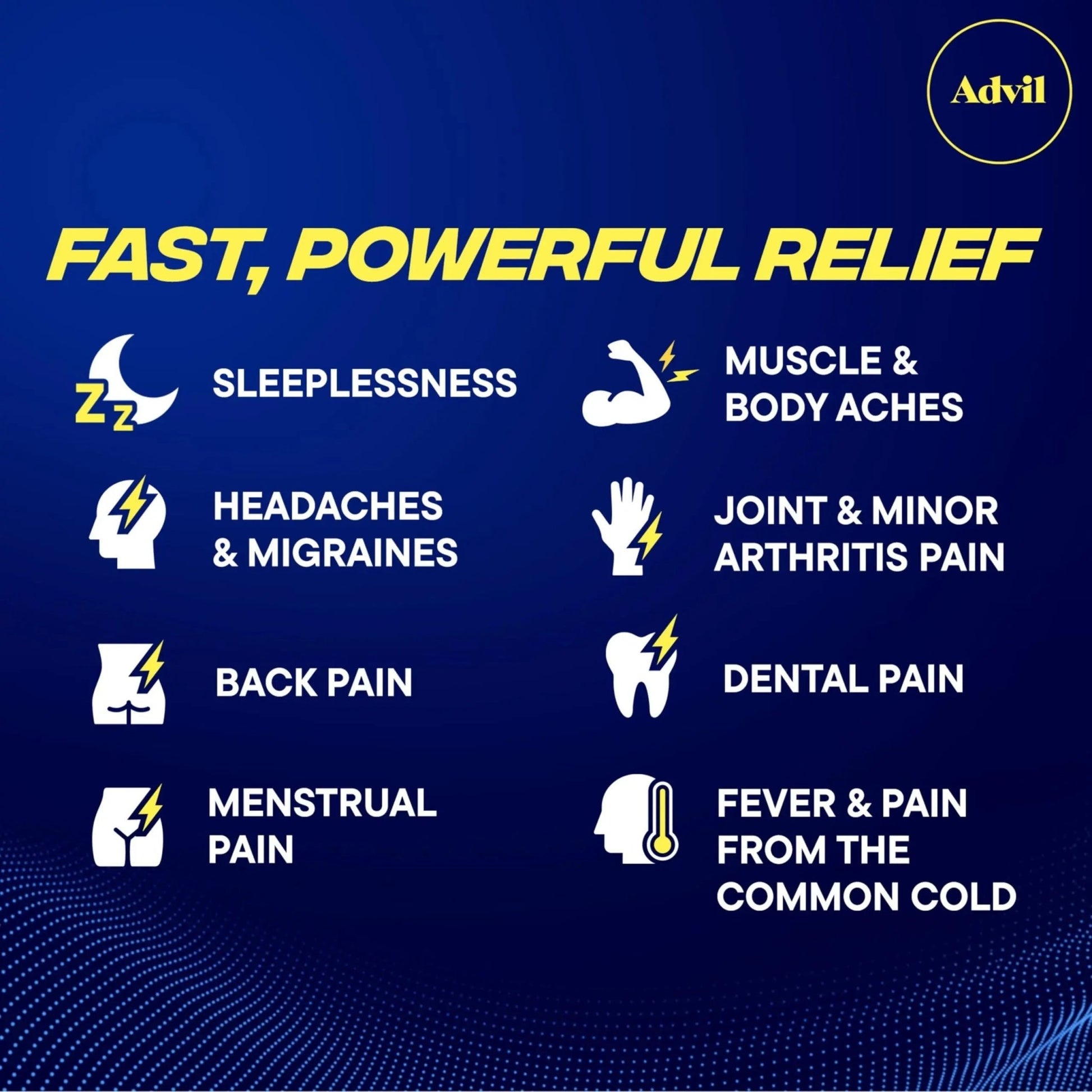 Advil PM Liqui-Gels Pain Reliever and Nighttime Sleep Aid, Pain Medicine with Ibuprofen for Pain Relief and Diphenhydramine HCL for a Sleep Aid - 2x80 Liquid Filled Capsules - dailyvitalstore