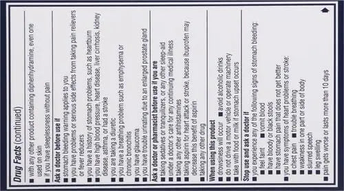 Advil PM Pain Reliever and Nighttime Sleep Aid, Pain Medicine with Ibuprofen for Pain Relief and Diphenhydramine Citrate for A Sleep Aid - 120 Coated Caplets (Pack of 2) - dailyvitalstore