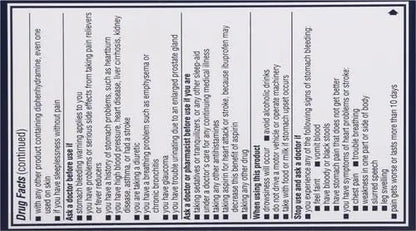 Advil PM Pain Reliever and Nighttime Sleep Aid, Pain Medicine with Ibuprofen for Pain Relief and Diphenhydramine Citrate for A Sleep Aid - 120 Coated Caplets (Pack of 2) - dailyvitalstore