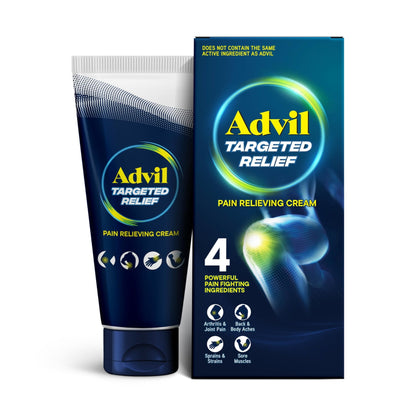Advil Targeted Relief Pain Relieving Cream, Up to 8 Hours of Powerful Relief of Minor Arthritis Pain, Joint Pain, Lower Back Pain and Muscle Pain - 2.3 oz - dailyvitalstore