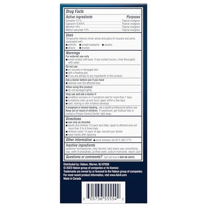 Advil Targeted Relief Pain Relieving Cream, Up to 8 Hours of Powerful Relief of Minor Arthritis Pain, Joint Pain, Lower Back Pain and Muscle Pain - 2.3 oz - dailyvitalstore