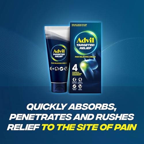 Advil Targeted Relief Pain Relieving Cream, Up to 8 Hours of Powerful Relief of Minor Arthritis Pain, Joint Pain, Lower Back Pain and Muscle Pain - 2.3 oz - dailyvitalstore
