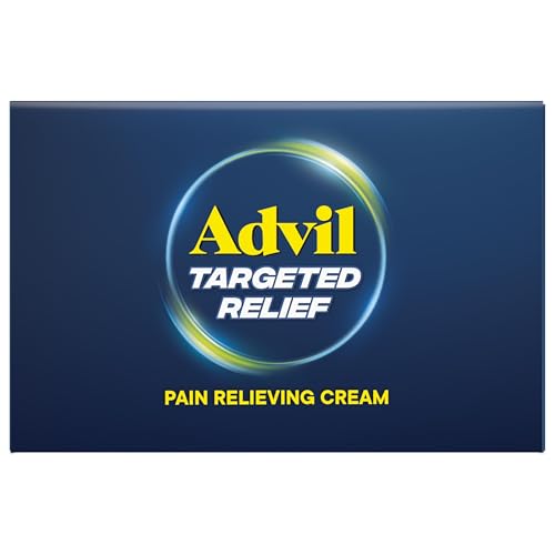 Advil Targeted Relief Pain Relieving Cream with Massage Applicator, Up to 8 Hours of Powerful Relief of Minor Arthritis Pain, Joint Pain, Lower Back Pain and Muscle Pain, 2.5 oz - dailyvitalstore