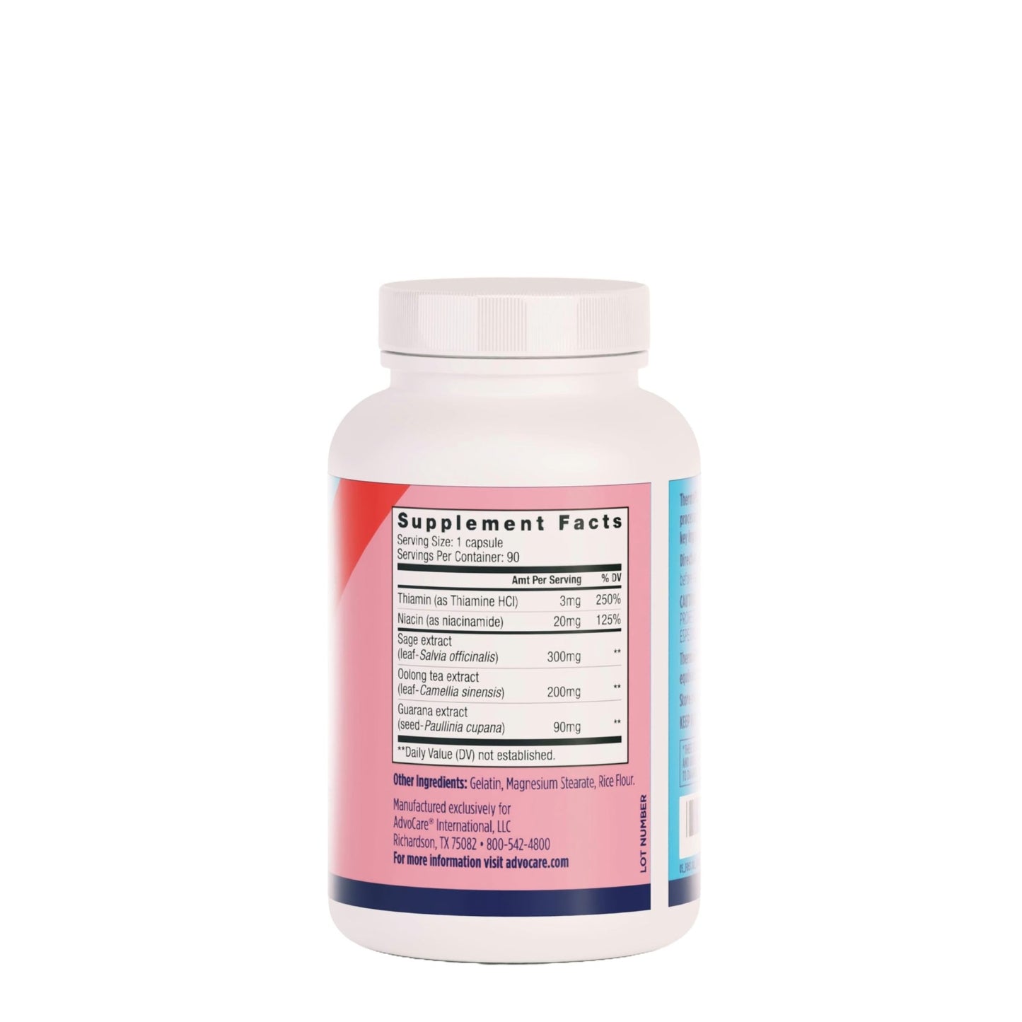AdvoCare ThermoPlus Vitamin & Herbal Dietary Supplement - Supports Healthy Metabolism* - Contains Thiamine, Sage Extract & Oolong Tea Extract - 90 Capsules - dailyvitalstore