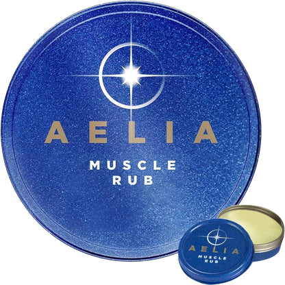 AELIA Muscle Rub - Coconut Oil, Vitamin E, Arnica, Ginger Root, Turmeric & Lavender – 1 oz - dailyvitalstore
