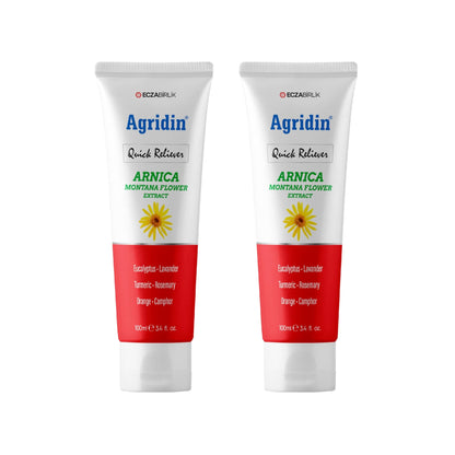 Agridin Arnica Pain Relief Cream for Joint & Muscle – Extra Strength Fast-Acting Formula – Targets Back, Knee, Neck, Hand, Foot Aches – Natural Massage Cream for Inflammation & Bruises - dailyvitalstore