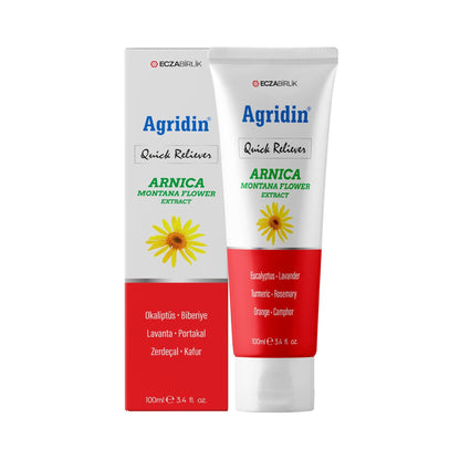 Agridin Arnica Pain Relief Cream for Joint & Muscle – Extra Strength Fast-Acting Formula – Targets Back, Knee, Neck, Hand, Foot Aches – Natural Massage Cream for Inflammation & Bruises - dailyvitalstore