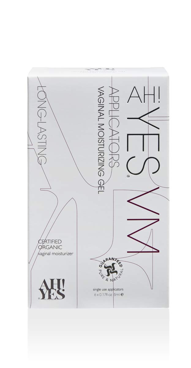 AH! YES® Long Lasting Vaginal Moisturizer for Vaginal Dryness, Water Based & Estrogen-Free, 6 Pre-Filled Applicators - dailyvitalstore