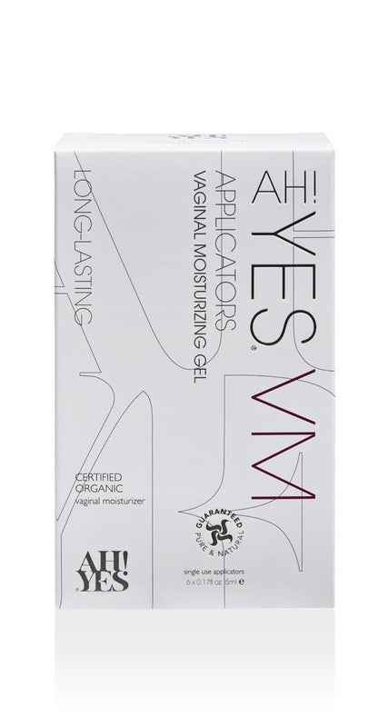 AH! YES® Long Lasting Vaginal Moisturizer for Vaginal Dryness, Water Based & Estrogen-Free, 6 Pre-Filled Applicators - dailyvitalstore