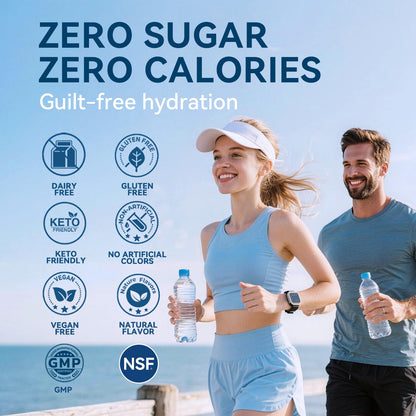 Aibiodi Electrolytes Powder Packets - Sugar Free & Zero Calorie Liquid Daily IV Drink Mix - Instant Hydration & Energy Supplement with 6 Electrolytes and 5 Vitamins - dailyvitalstore
