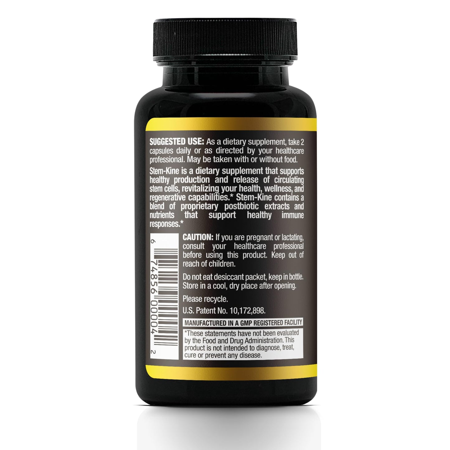 Aidan Products Stem-Kine Stem Cell Supplements, Clinically Proven to Increase Circulating Stem Cells, Pack of 2, Promoting Healing and Anti-Aging, 2 Pack of 60 Capsules Each - dailyvitalstore