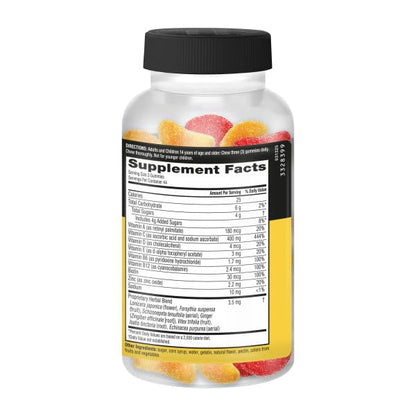 Airborne 400mg Vitamin C Gummies for Adults & Children, Immune Essentials Daily Immune Support Supplement with Vitamins C & E - Orchard Fruit Flavor, 132 Gummies (Pack of 2) - dailyvitalstore