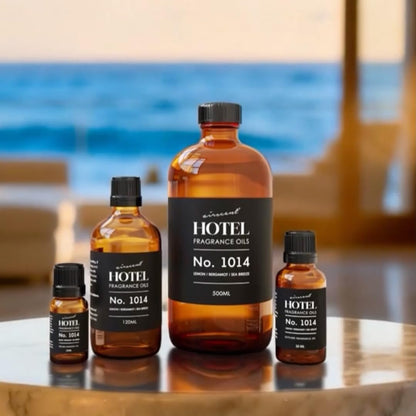 AirScent Hotel Diffuser Oil No. 1014 - The Iconic 5-Star Hotel Coastal Blend - Lemon Bergamot Sea Breeze - Fragrance Oil for Ultrasonic and Waterless Diffusers and Crafting - 500 mL - dailyvitalstore