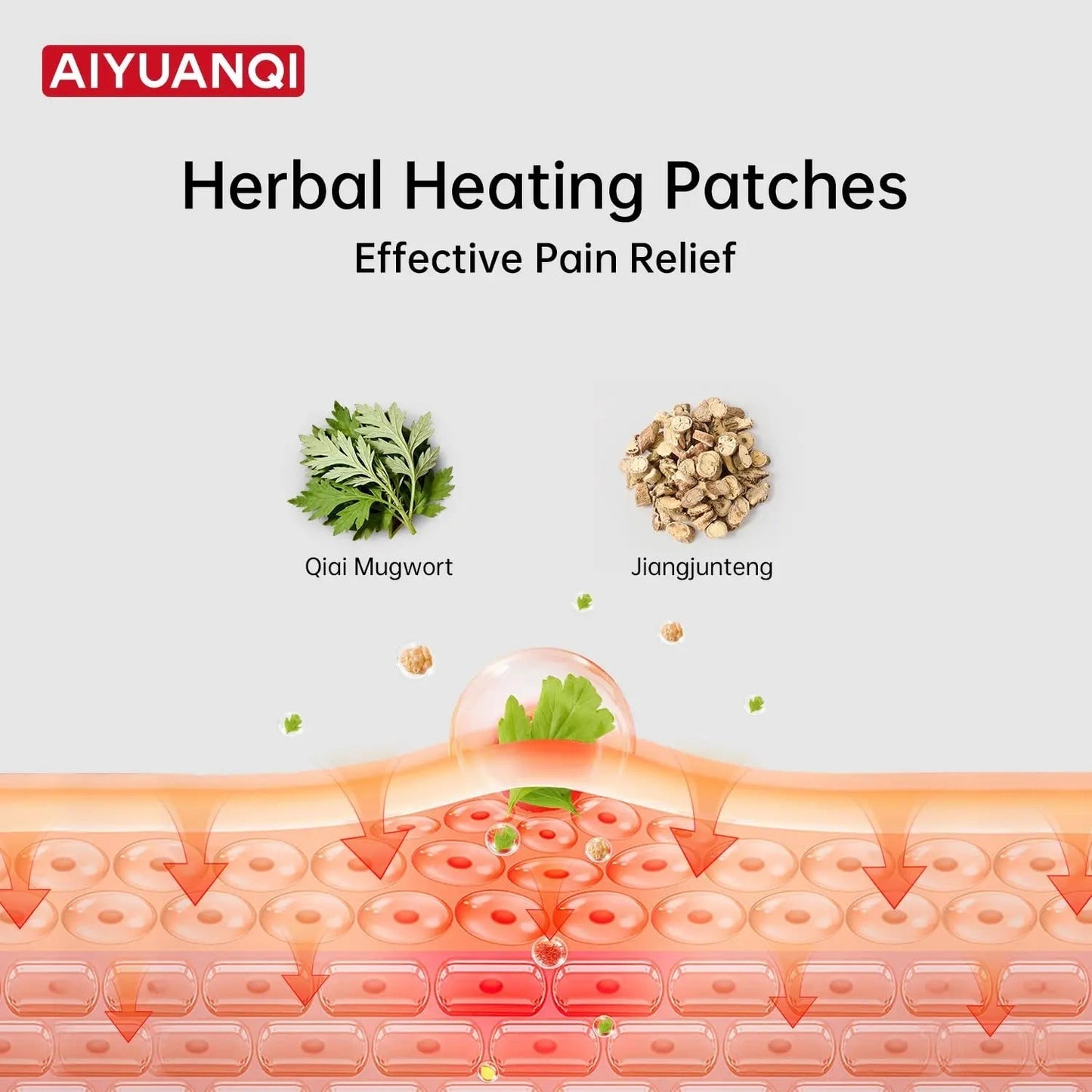 AIYUANQI 3PCS Menstrual Cramps Herbal Heating Patches for Pain Relief, Self-Heating Mugwort Patches, Full Abdomen Cover and Skin-friendly Comfortable, Rapid Heating and Keep Warm, Ideal Gift for Women - dailyvitalstore