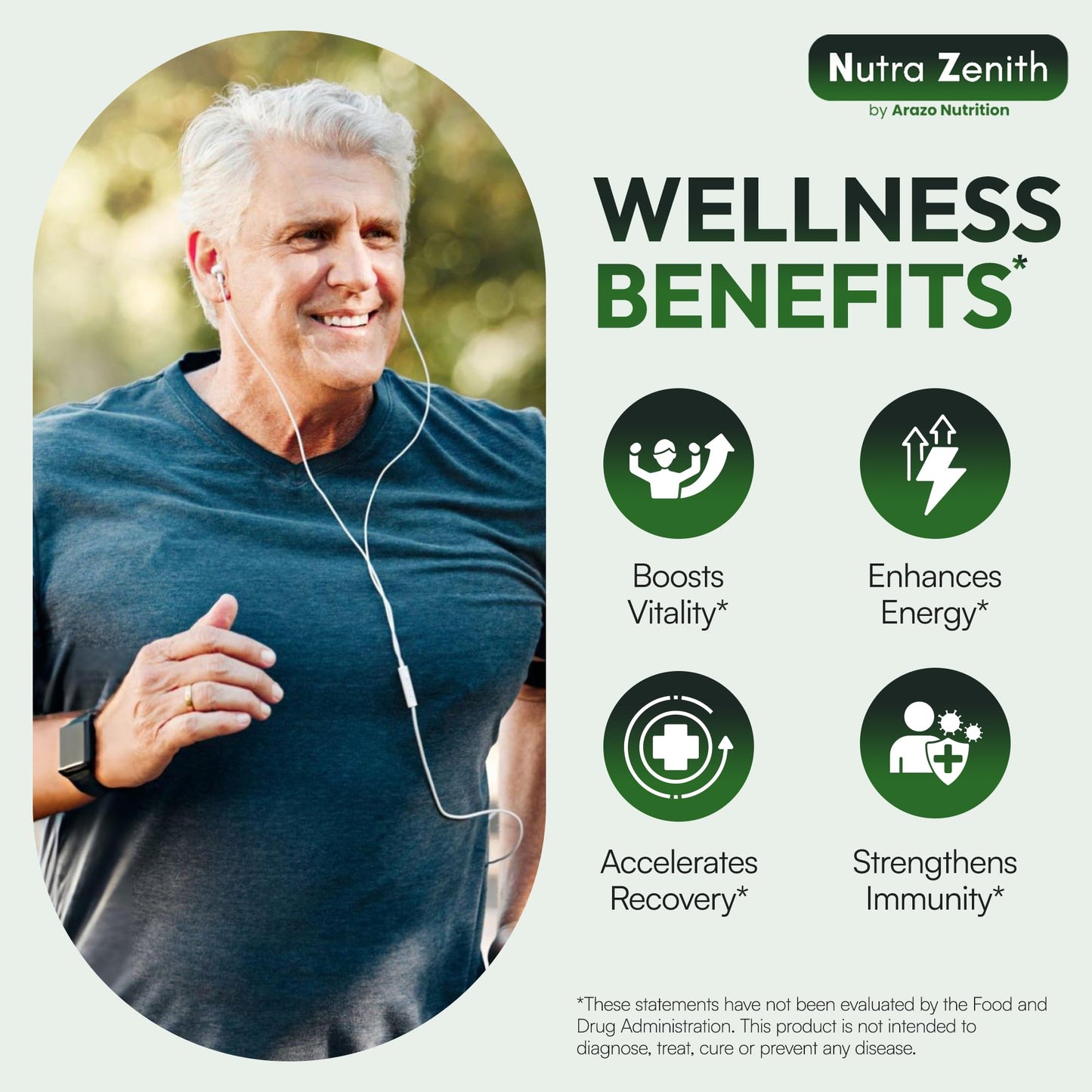 AKG Anti-Aging & Energy Boost Supplement with Vitamin B6, Vitamin C & L-Arginine – 60 Capsules for Youthful Skin, Cellular Renewal & Vitality Support - dailyvitalstore