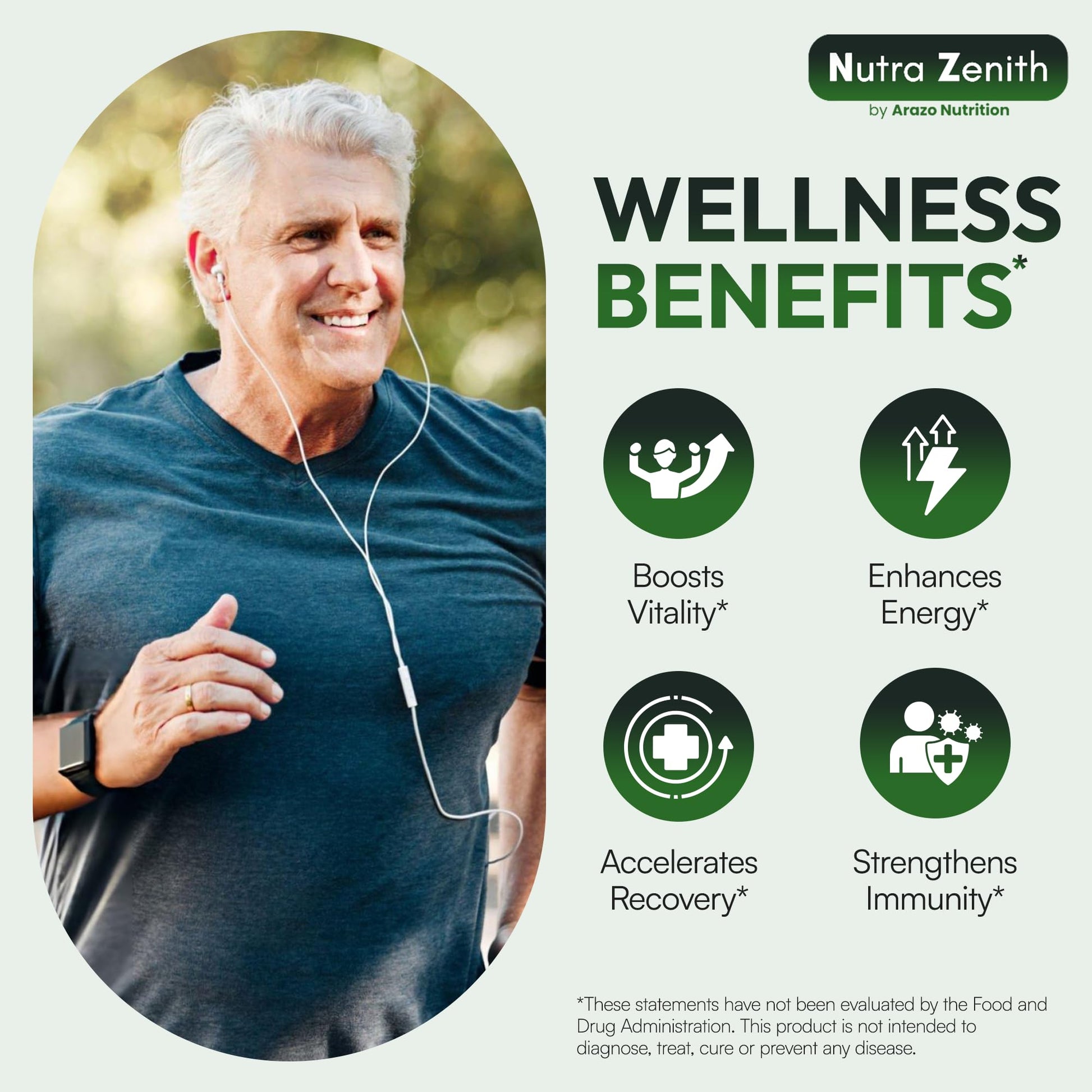 AKG Anti-Aging & Energy Boost Supplement with Vitamin B6, Vitamin C & L-Arginine – 60 Capsules for Youthful Skin, Cellular Renewal & Vitality Support - dailyvitalstore