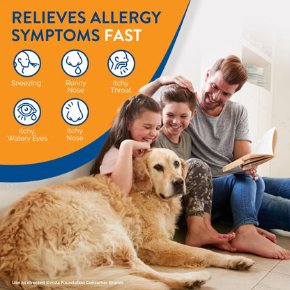 Alavert 24 Hour Allergy Relief Tablets, Non-Drowsy Antihistamine, Orally Disintegrating Allergy Tablets, Loratadine 10 mg, Citrus Burst Flavor, 18 Count - dailyvitalstore