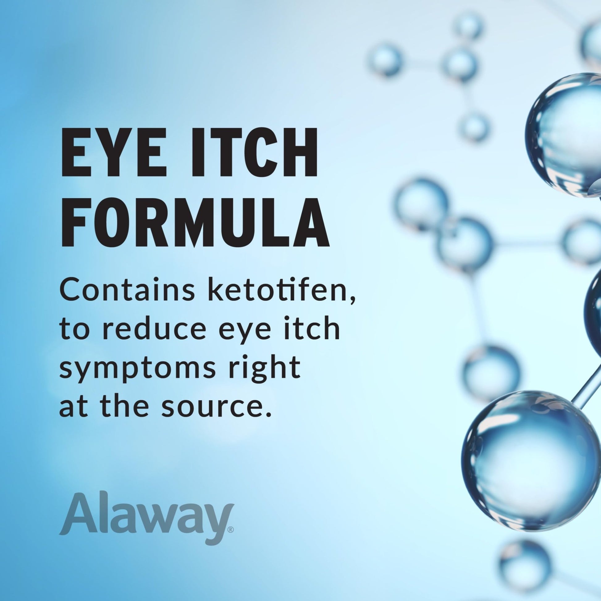 Alaway Antihistamine Eye Drops for Itchy Eyes, Fast-Acting, Up to 12-Hour Eye Itch Relief, Clinically Tested Prescription-Strength Formula, 0.34 Fl Oz - dailyvitalstore