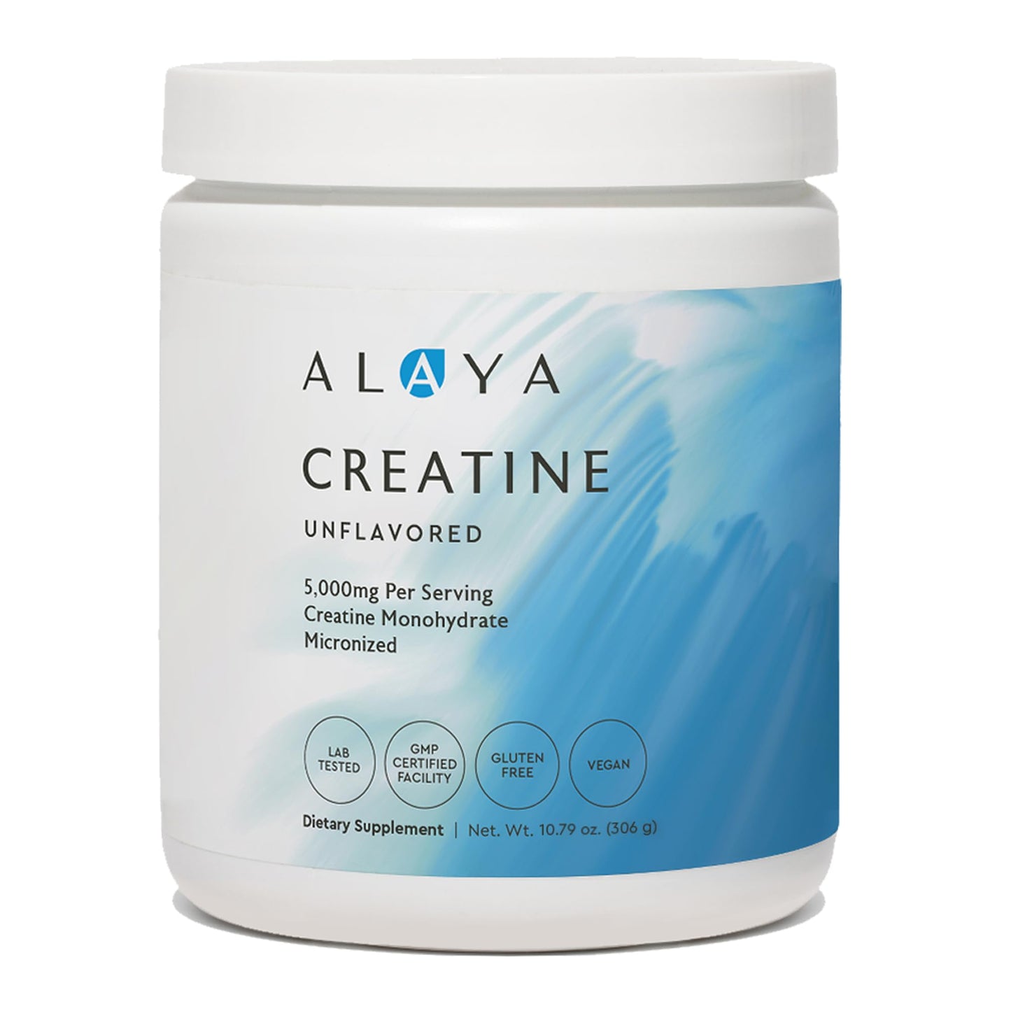 Alaya Naturals Micronized Creatine Monohydrate Powder – Pure Performance Fuel for Strength, Mental Focus, Vegan, Non-GMO, Easily Mixable & Flavorless - 5 g - dailyvitalstore