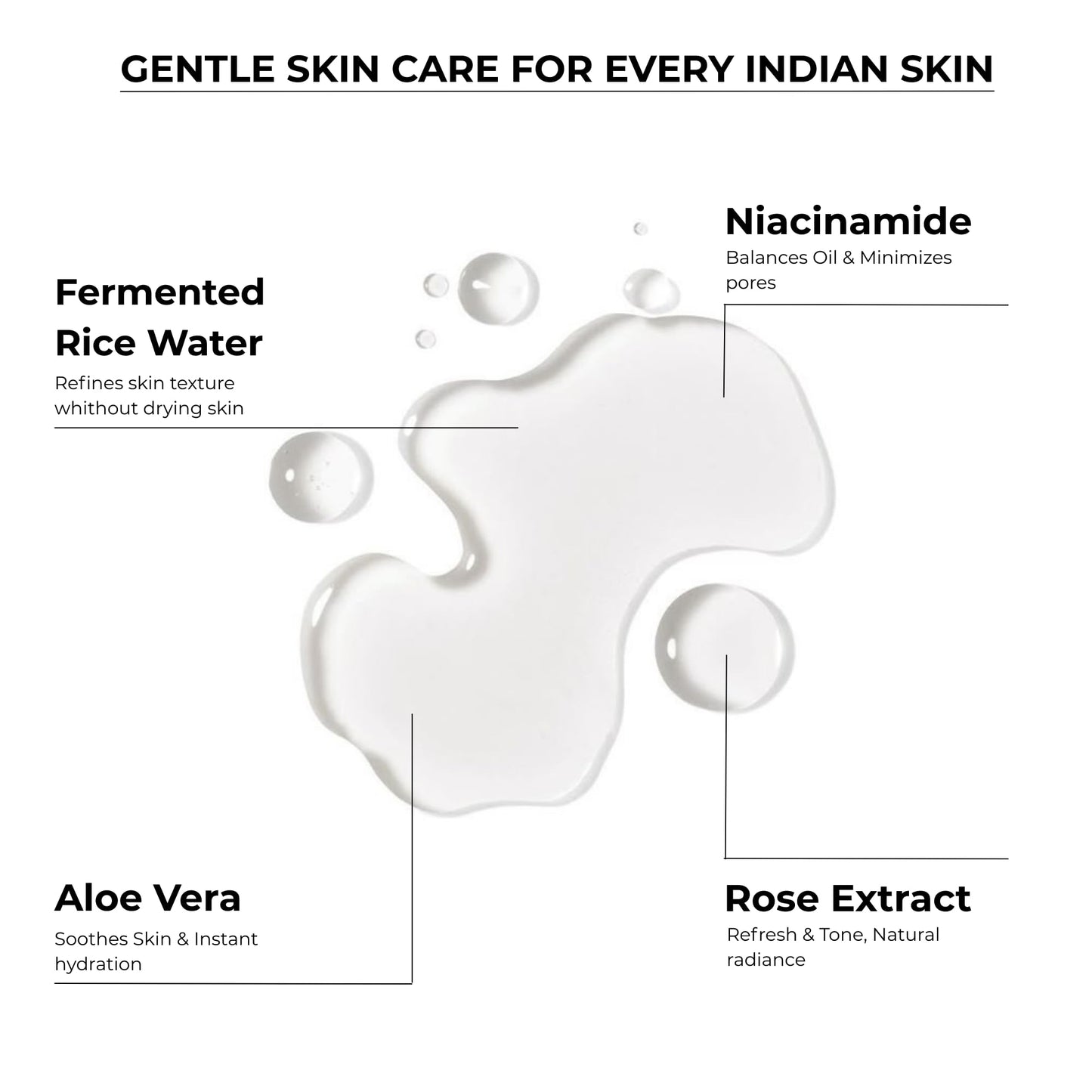 Alba Solé 5% Niacinamide Face Toner with Fermented Rice Water | pH 5.5 Balancing Toner | Hydrates, Refines Pores & Brightens for Glass Skin - dailyvitalstore