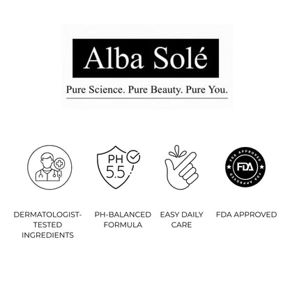 Alba Solé 5% Niacinamide Face Toner with Fermented Rice Water | pH 5.5 Balancing Toner | Hydrates, Refines Pores & Brightens for Glass Skin - dailyvitalstore