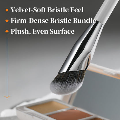Albeaut Concealer Brush, Angled Under Eye Makeup Small Foundation Precision Face Blending Brush (193 concealer brush) - dailyvitalstore