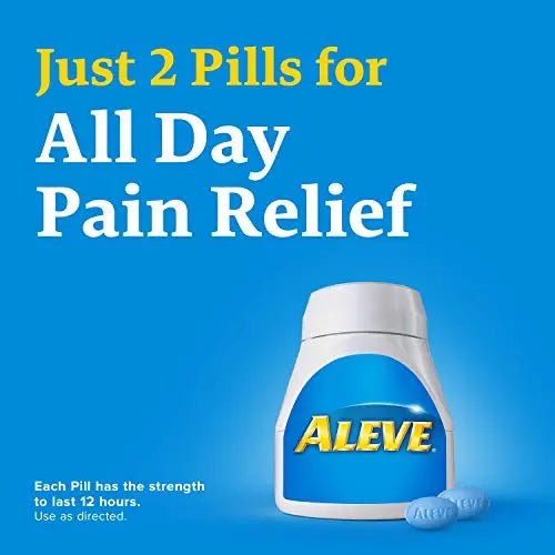 Aleve Caplets, Naproxen Sodium 220 mg (NSAID), Pain Reliever/Fever Reducer, 1 Orthopedic Surgeon Recommended, 270 Count - dailyvitalstore