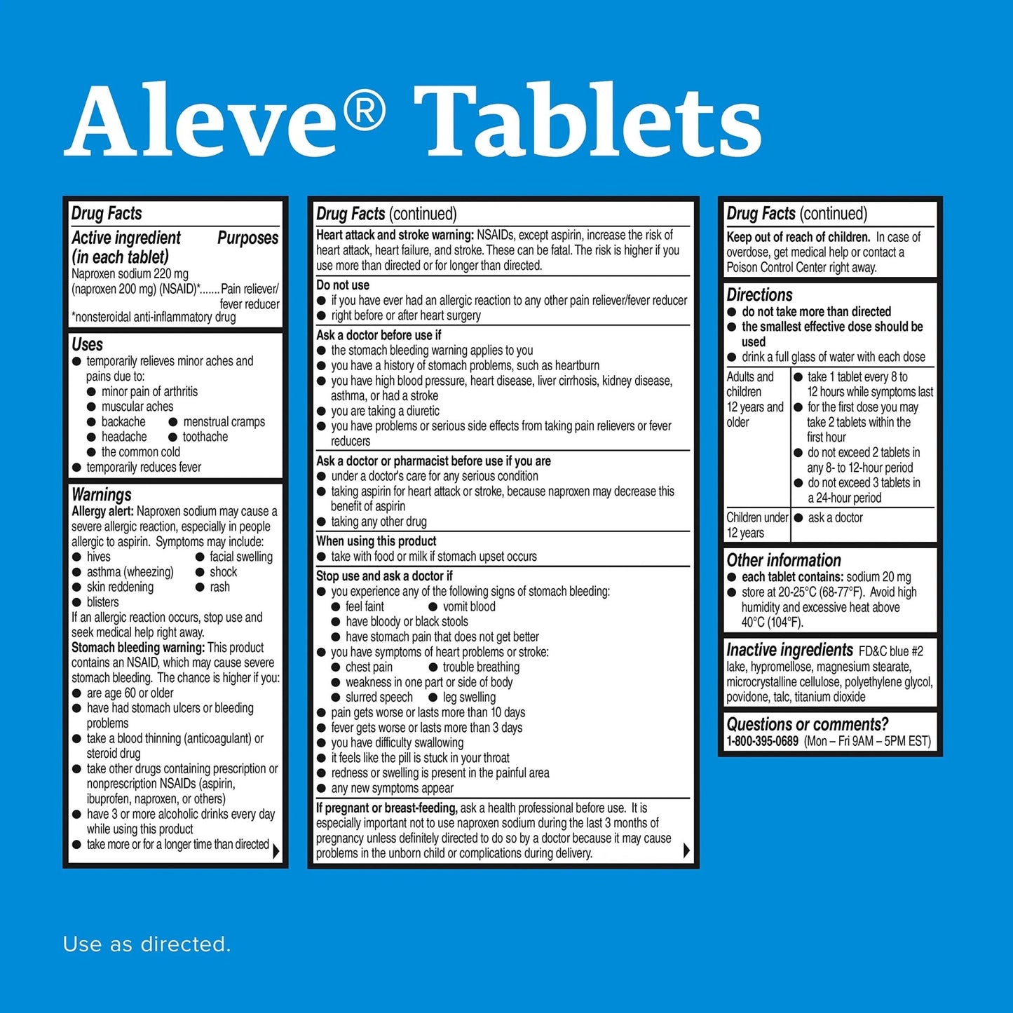 Aleve CPLT 2DZ 200 ct (Pack of 2) - dailyvitalstore