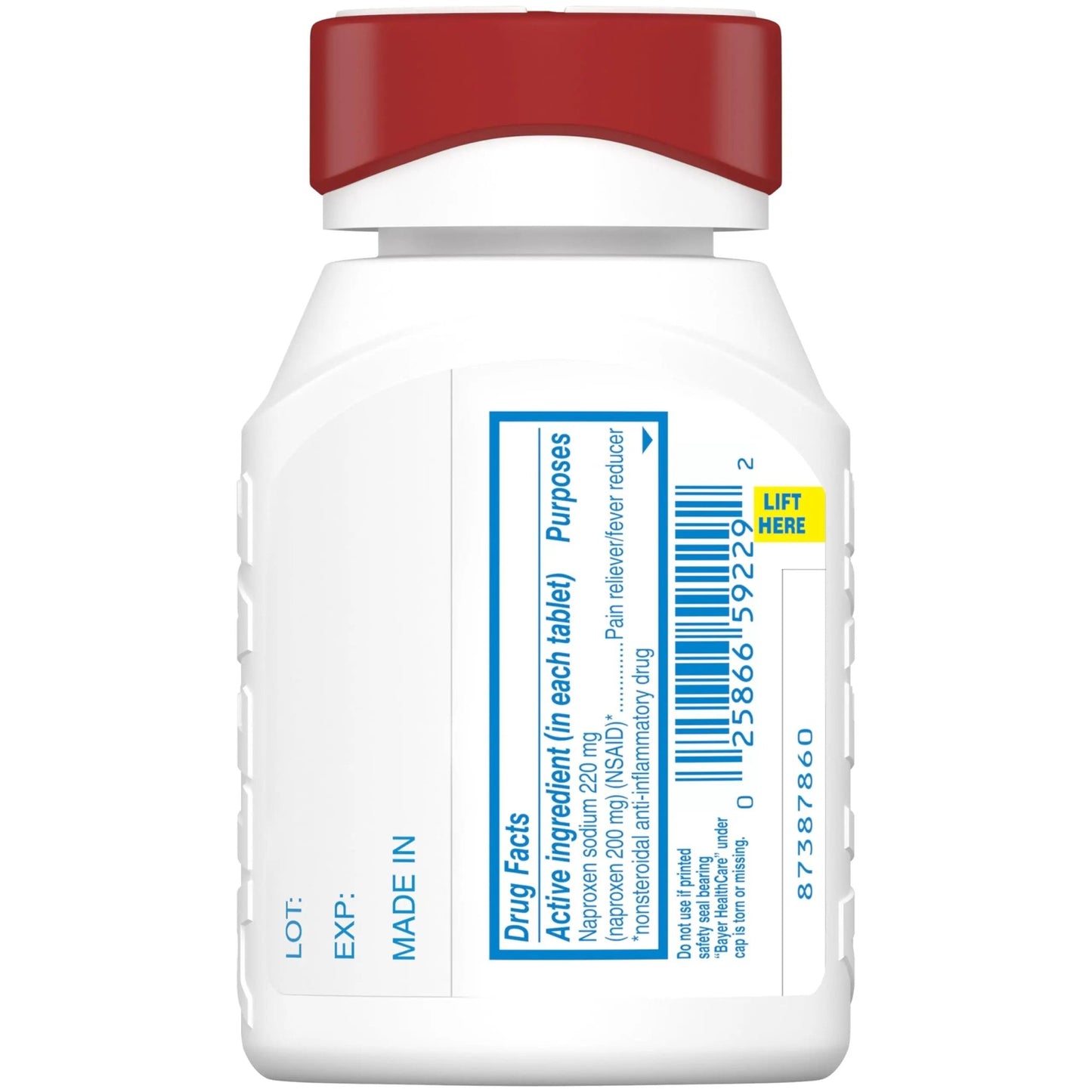 Aleve Gelcaps with Easy Open Arthritis Cap, Naproxen Sodium, Medication for Arthritis Pain, 160 Count - dailyvitalstore