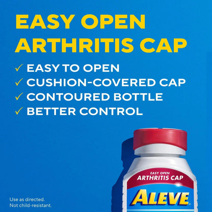 Aleve Gelcaps with Easy Open Arthritis Cap, Naproxen Sodium, Medication for Arthritis Pain, 160 Count - dailyvitalstore
