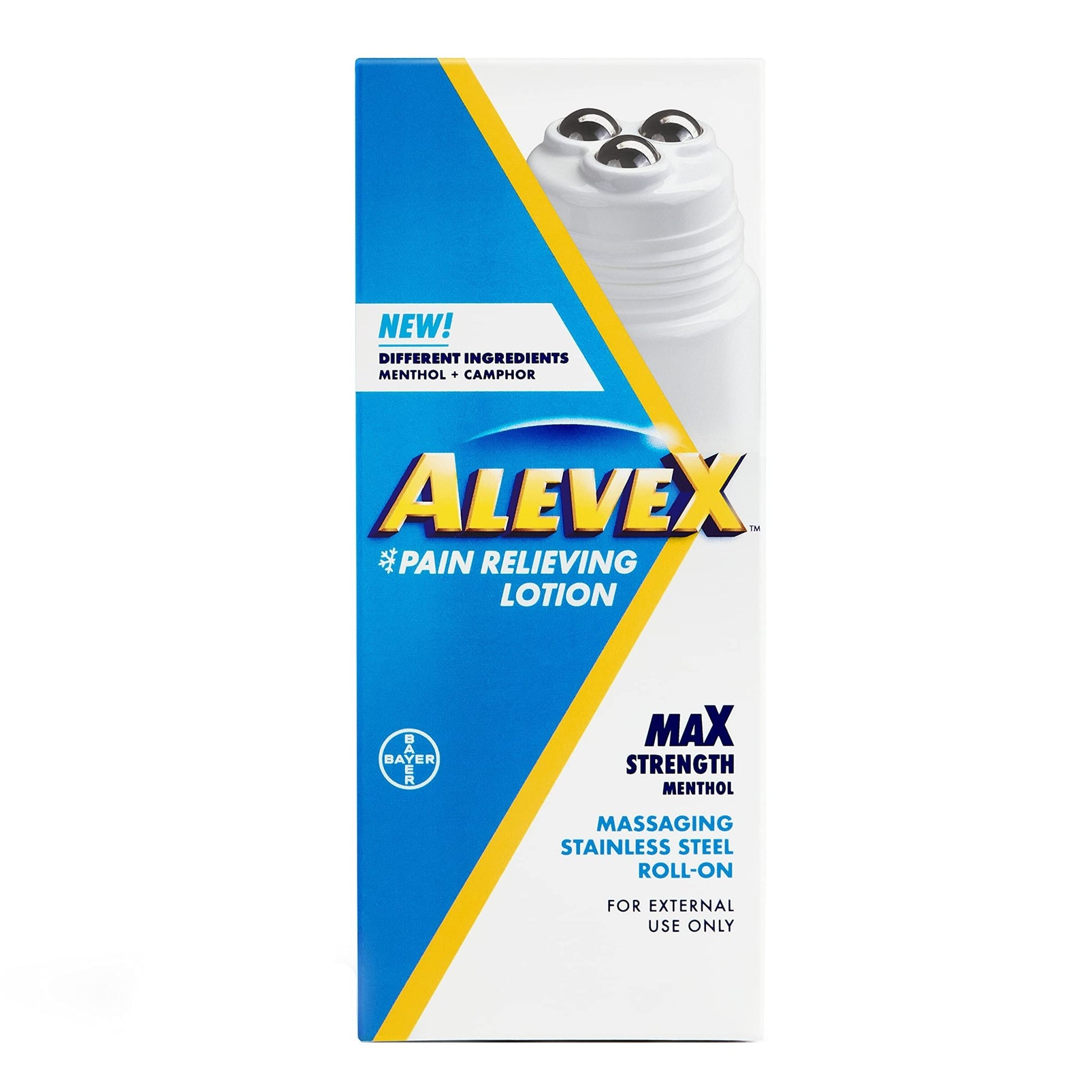Aleve Pain Relieving Lotion with Rollerball 2.5 oz (Pack of 3) - dailyvitalstore