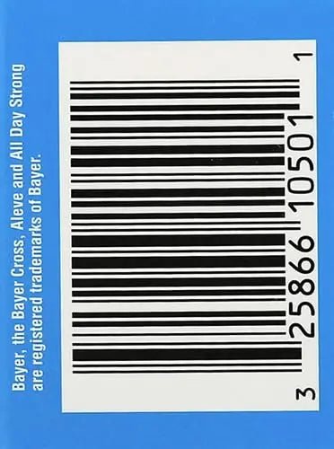 Aleve Tablets with Naproxen Sodium, 220mg (NSAID) Pain Reliever/Fever Reducer, 24 Count, Blue - dailyvitalstore