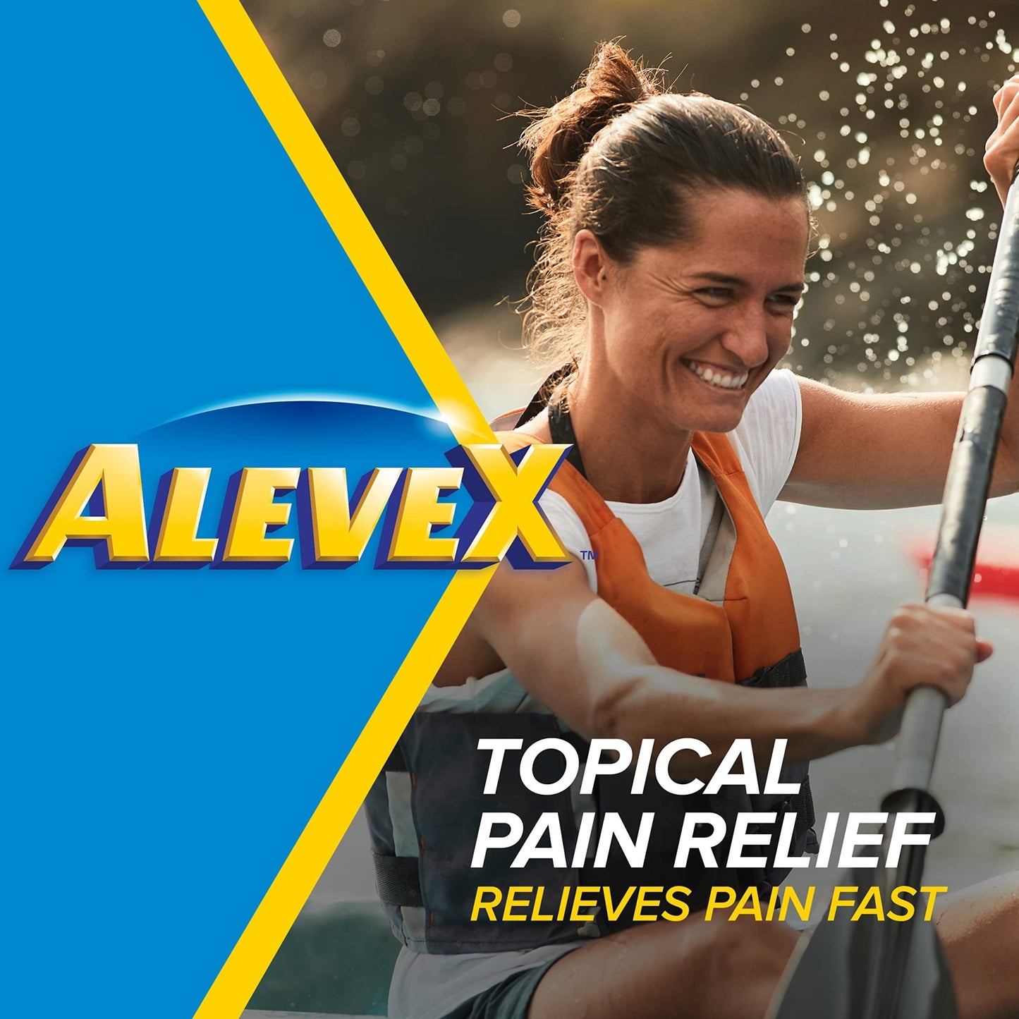 AleveX Topical Pain Relief Lotion with Rollerball Applicator - Long Lasting Arthritis and Muscle Pain Relief, 2.5 oz - dailyvitalstore