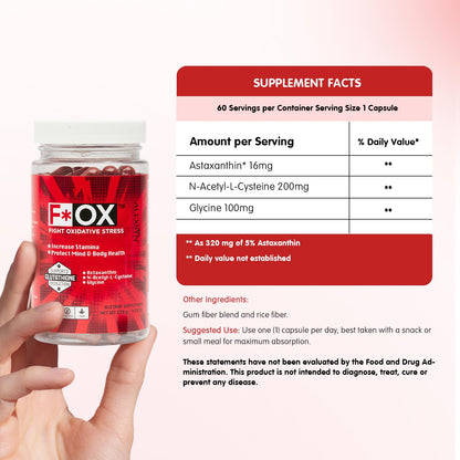 Alexsyn Antioxidant Support Formula – Concentrated Vegan & Gluten-Free Capsules – Helps Defend Against Oxidative Stress and Maintain Daily Vitality – 60 Capsules - dailyvitalstore