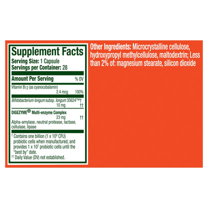 Align Probiotic Bloating Relief + Food Digestion, Probiotics for Women and Men, 1 Doctor Recommended Brand‡, Promotes Digestive Health and Helps Support - dailyvitalstore