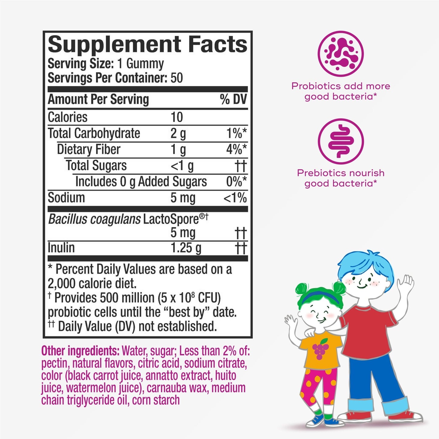 Align Probiotic, Kids Gummies, Prebiotic + Probiotic helps support a healthy digestive system*, 1 Doctor Recommended Probiotic Brand - dailyvitalstore