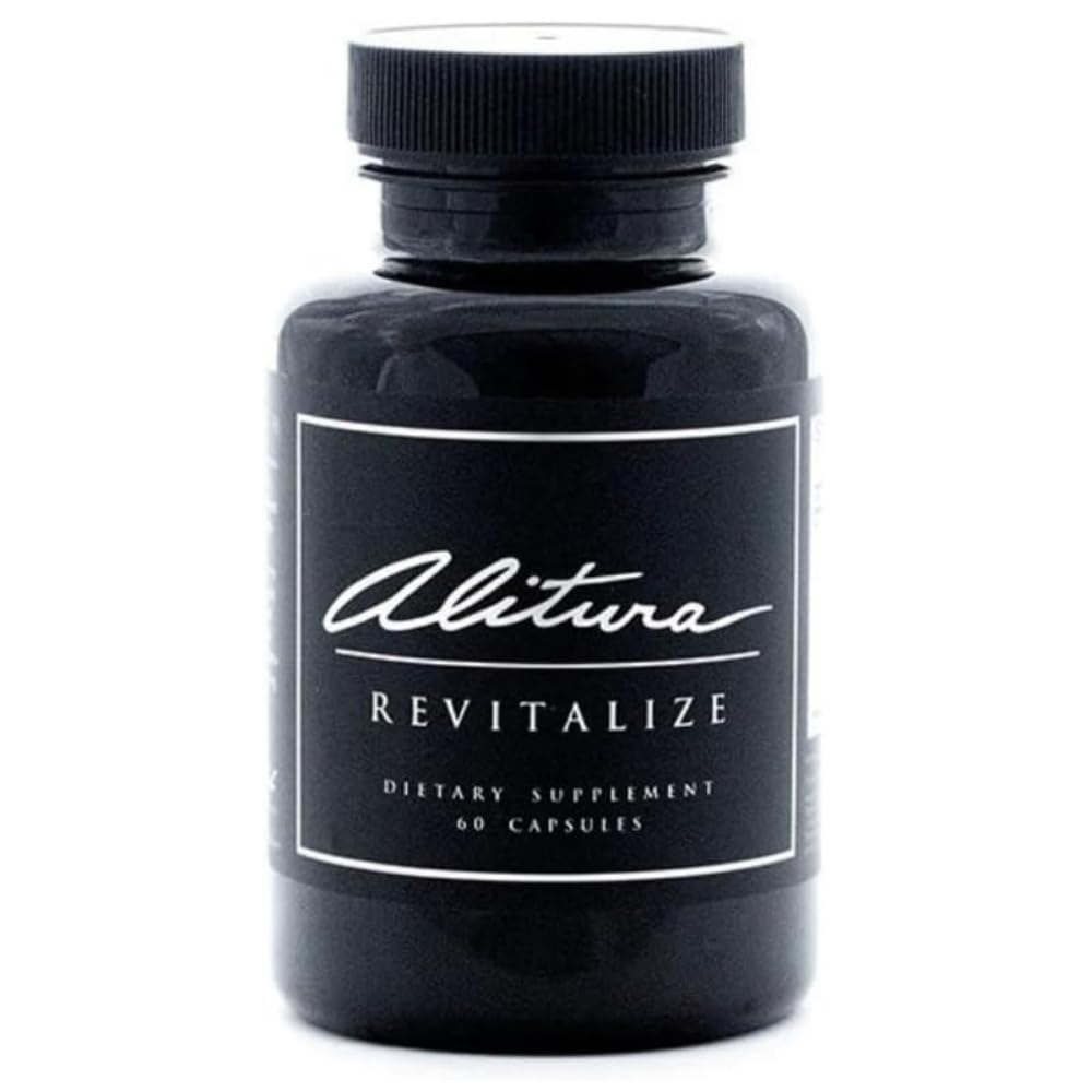Alitura Revitalize – Organic Ashwagandha & Turmeric Supplement – Natural Energy, Mood & Recovery Support for Men & Women – Adaptogenic Herbs for Daily Wellness – 60 Capsules - dailyvitalstore