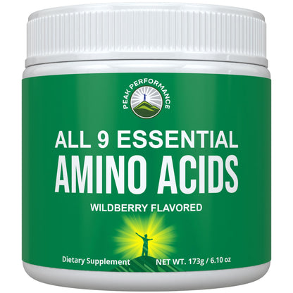 All 9 Essential Amino Acids Powder. Pre + During + Post Workout with EAAs + BCAAs for Energy, Muscle Growth, and Recovery. Non-GMO BCAA and EAA Powders for Men + Women. 3rd Party Tested. Wildberry - dailyvitalstore